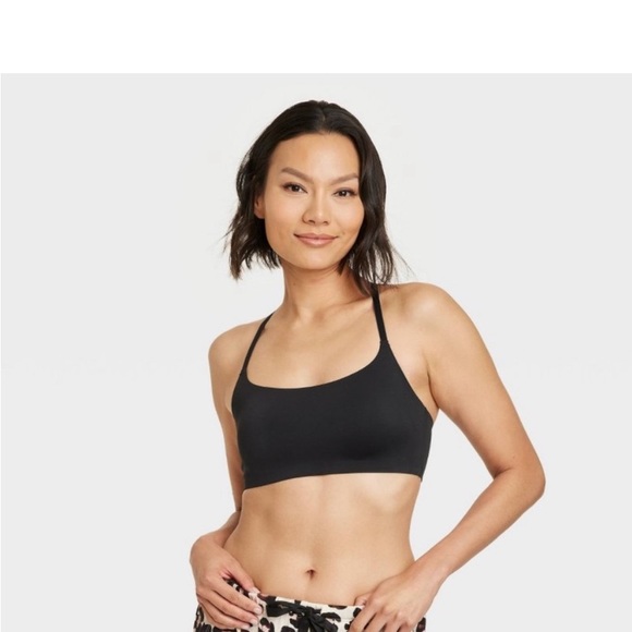 NWT Auden Target signature smooth unlined bralette Large rose red (pink) - Picture 4 of 4